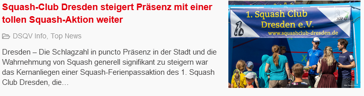 Outdoor Squash beim Dresdner <br/> Ferienfest 2022! Beitragsbild