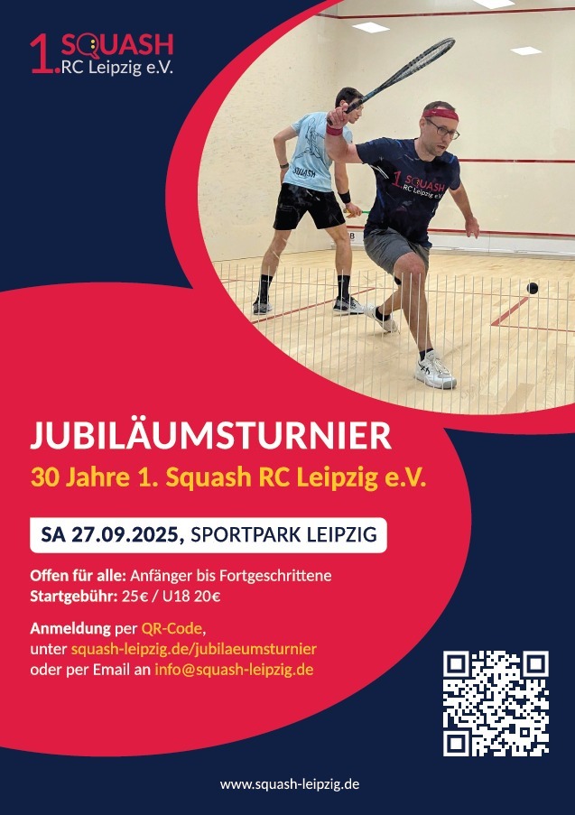 Jubiläumsturnier 30 Jahre 1. SRC Leipzig e.V. Beitragsbild Plakat Jubilaeumsturnier 30 Jahre 1SRC Leipzig