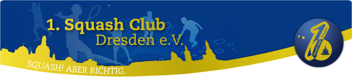 1. Squash Club Dresden Banner